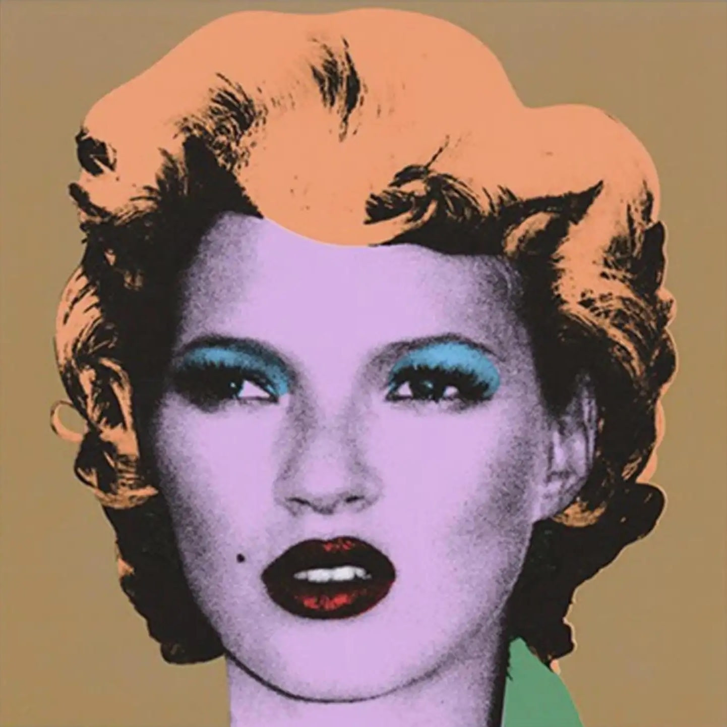 Kate Moss Apricot/Gold — Banksy | Guy Hepner