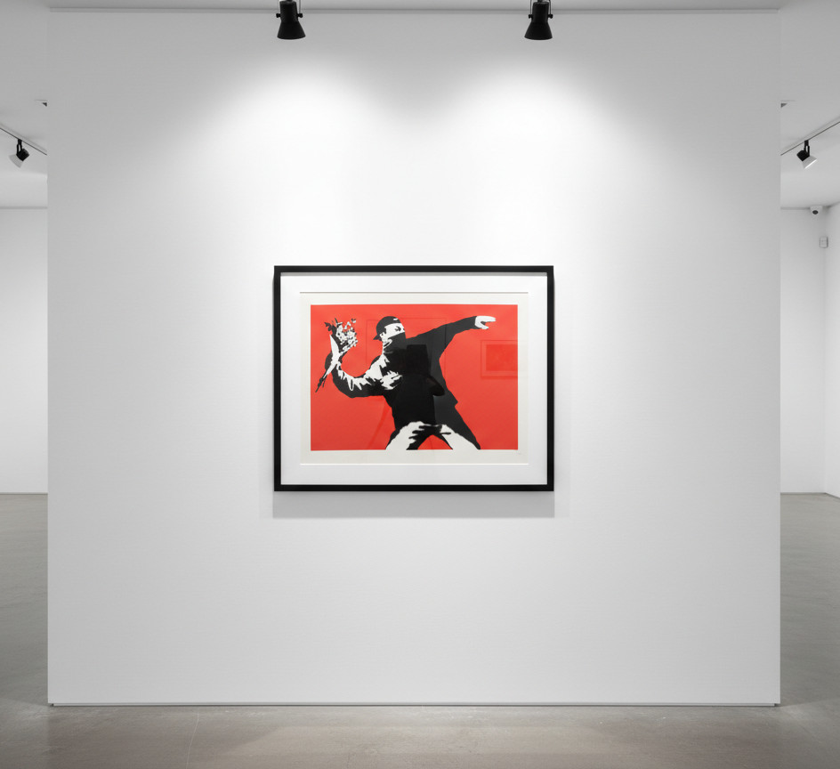 Flower Thrower Triptych VIP Edition of 300 (2019) — Banksy | Guy