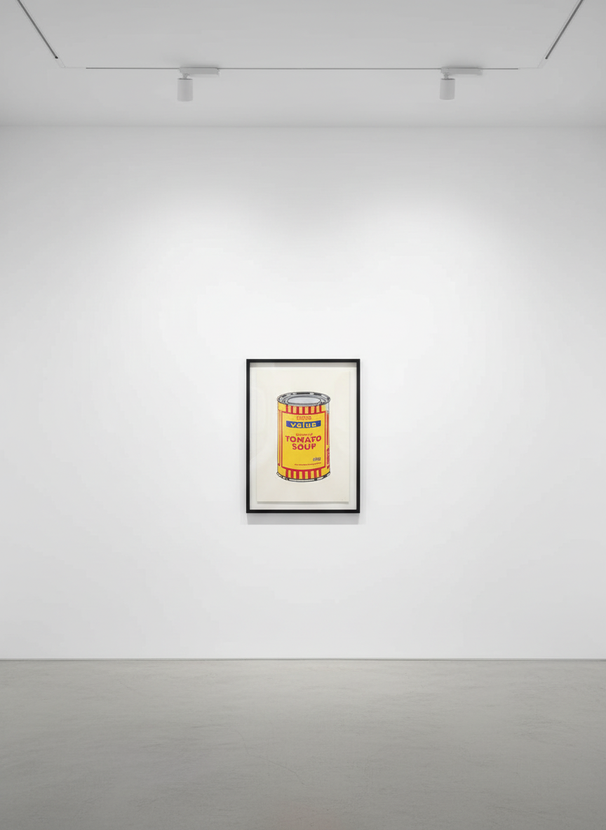 Soup Can (Original)… — Banksy · Tesco Soup Cans | Guy Hepner
