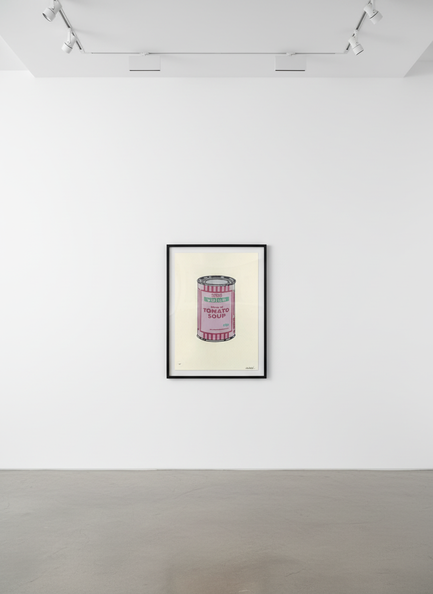 Soup Can (Lilac, Cherry, Mint) (Signed)