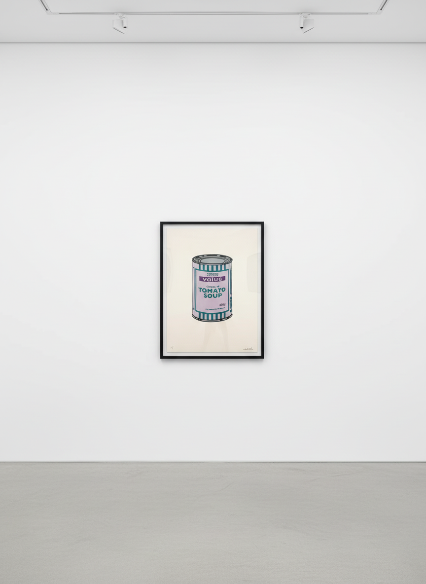 Soup Can (Original)… — Banksy · Tesco Soup Cans | Guy Hepner