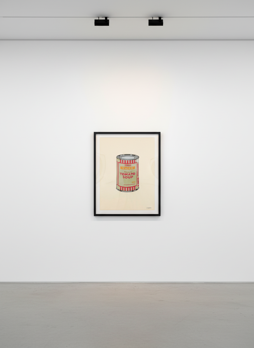 Soup Can (Sage, Cherry, Tan) (Signed)