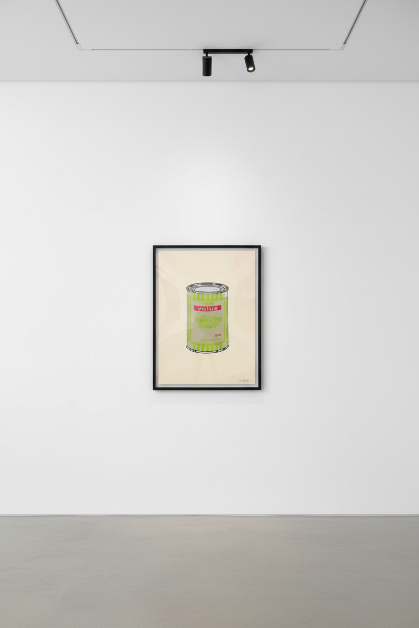 Soup Can (Sage, Lime, Cherry) (Signed)