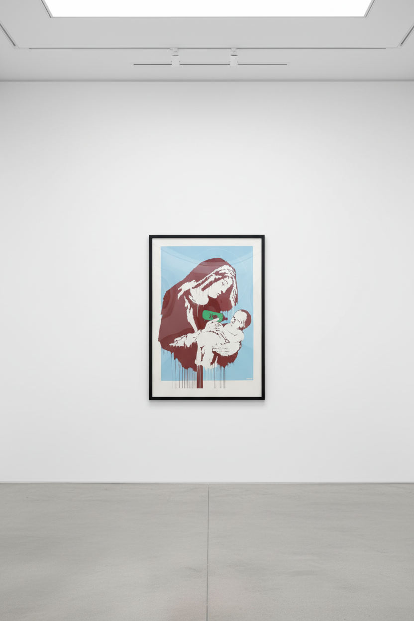 Toxic Mary (AP Blue) (Signed) — Banksy | Guy Hepner