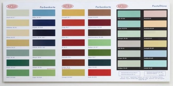 Colour Chart