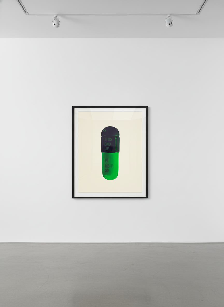The Cure (Cream/Aubergine/Pea Green)