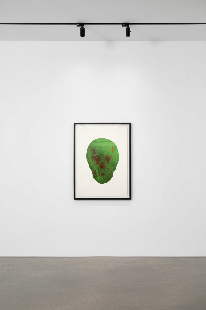 The Dead Lime Green/Island Copper Skull