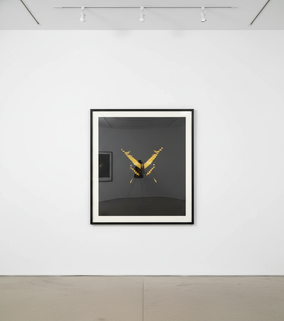 Damien Hirst, The Souls on Jacob's Ladder Take Their Flight (Small Yellow/Black Butterfly)