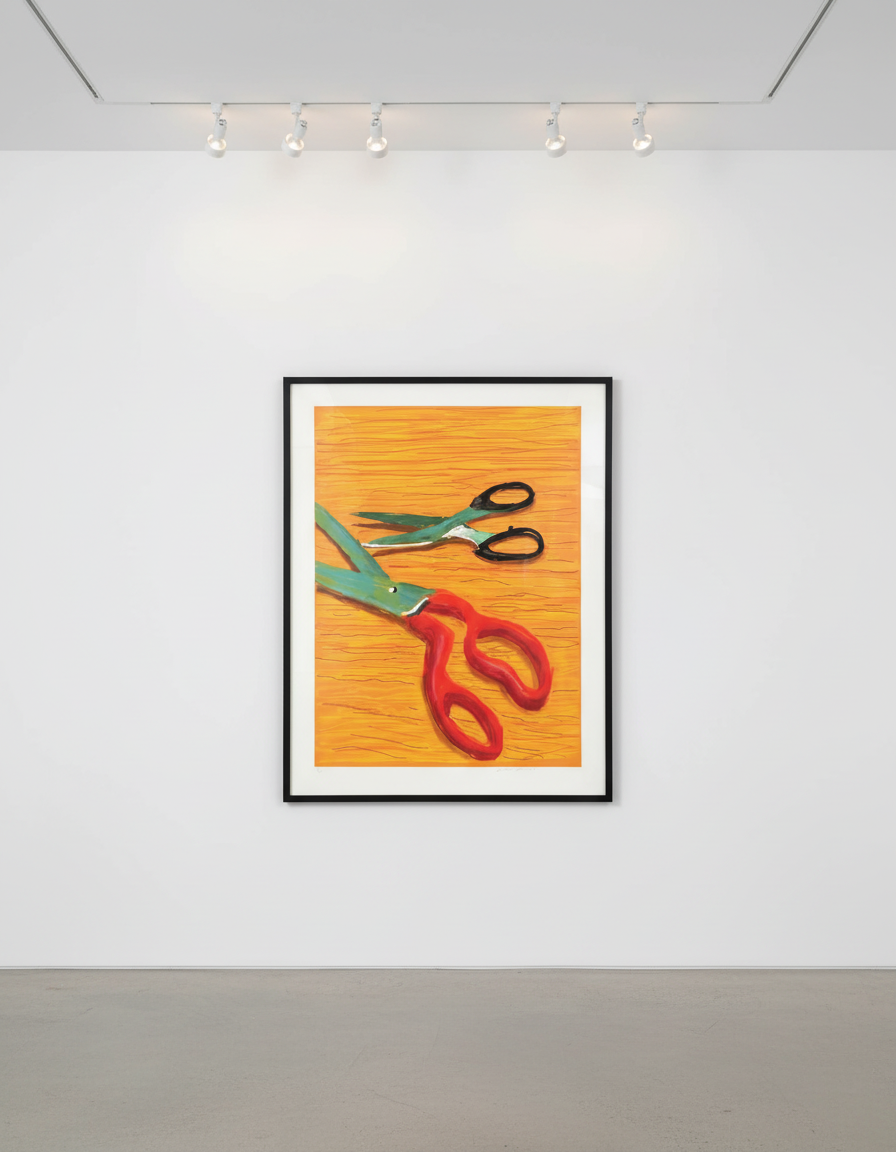 David Hockney - Double Portrait, 2011, Ipad drawing printed on paper