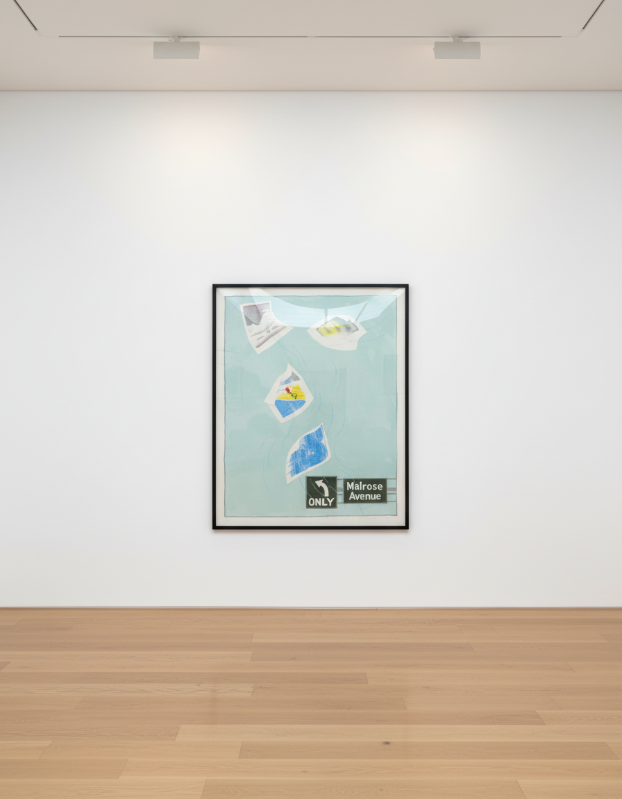 David Hockney - Wind, from Weather Series, 1973, Lithograph in colors