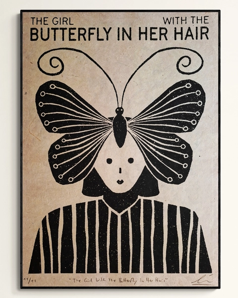 The Girl With The Butterfly In Her Hair