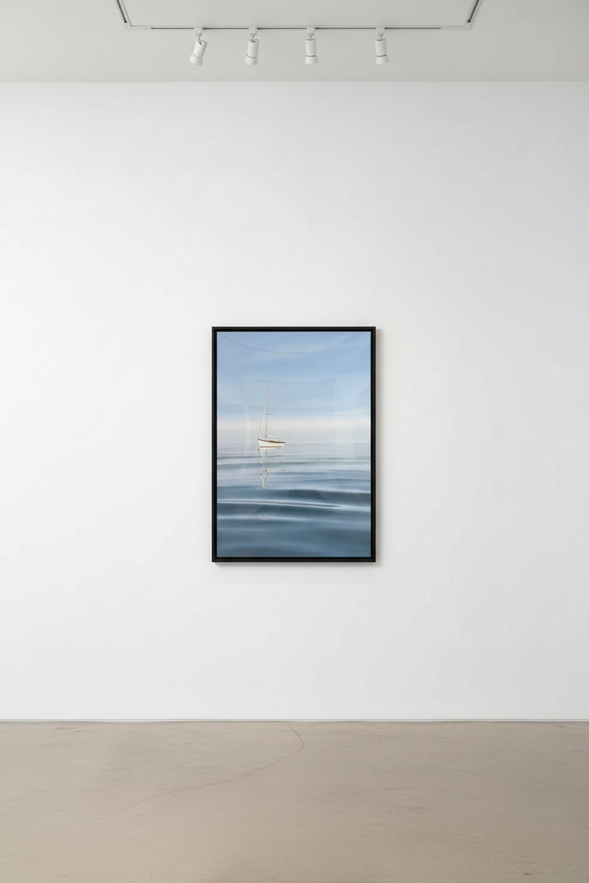 Anchored Sailboat