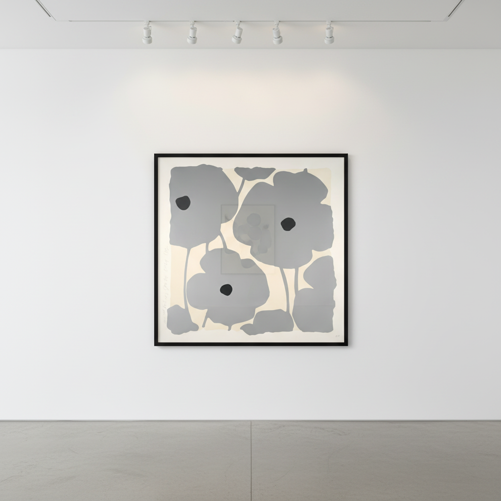 Seven Silvers — Donald Sultan, 2024