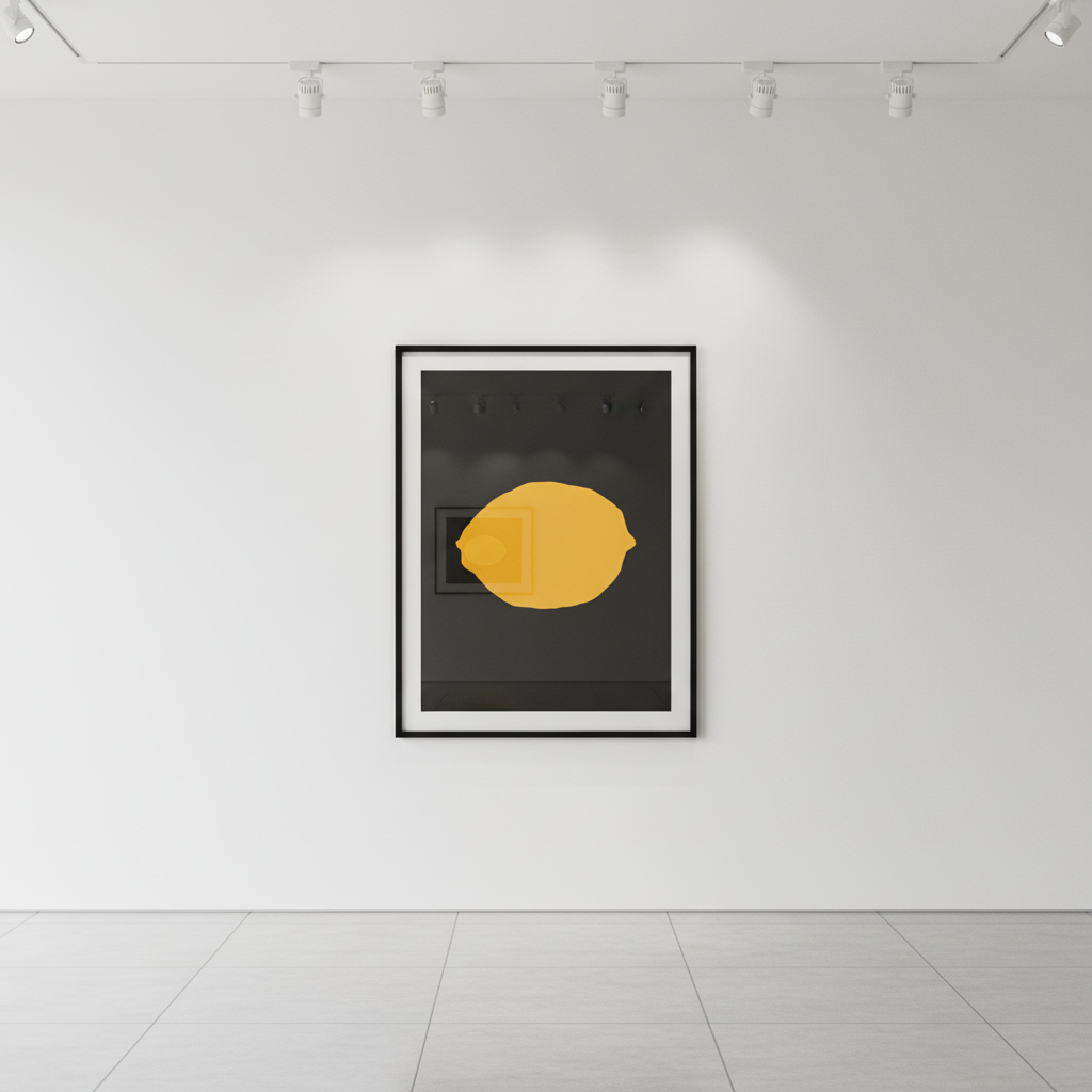 Yellow Lemon on Black ��� Donald Sultan, 2018