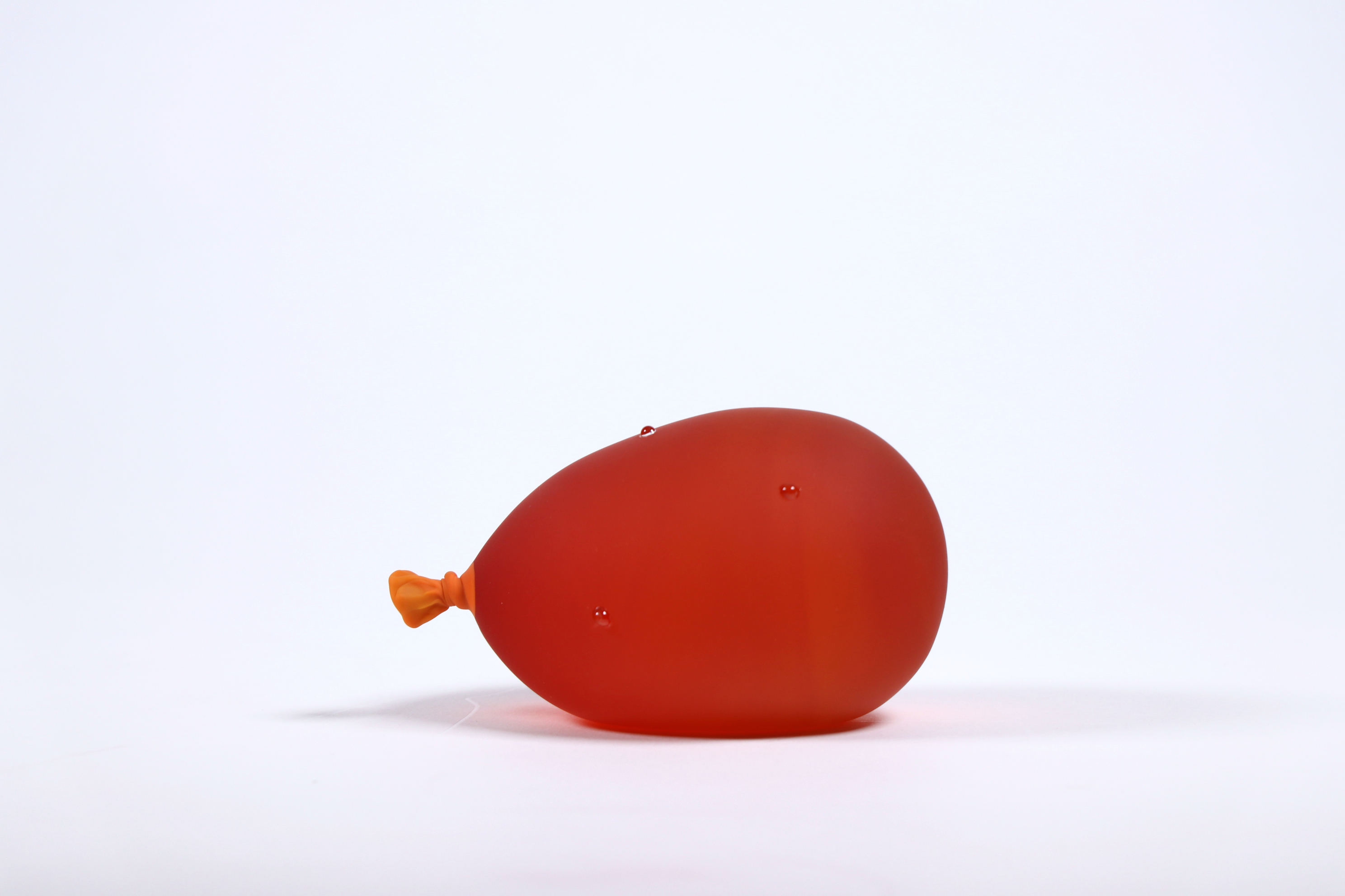 Sunset Orange Water Balloon (droplets)