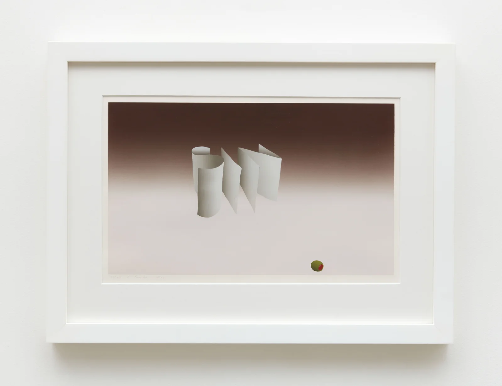 Ed Ruscha - Sin with Olive, 1970, Lithograph