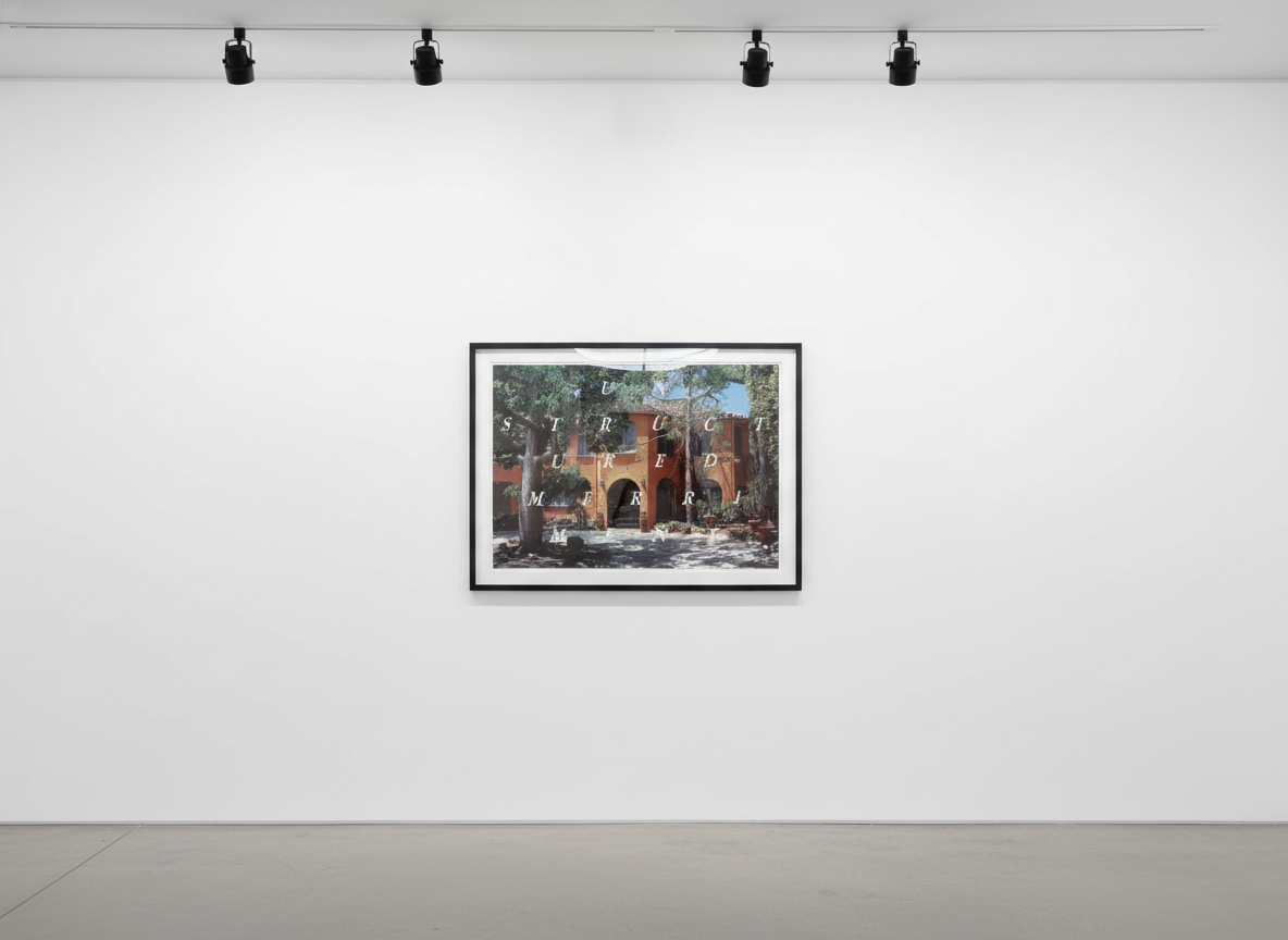 Ed Ruscha - Unstructured Merriment, 2016, 19 color lithograph and screenprint