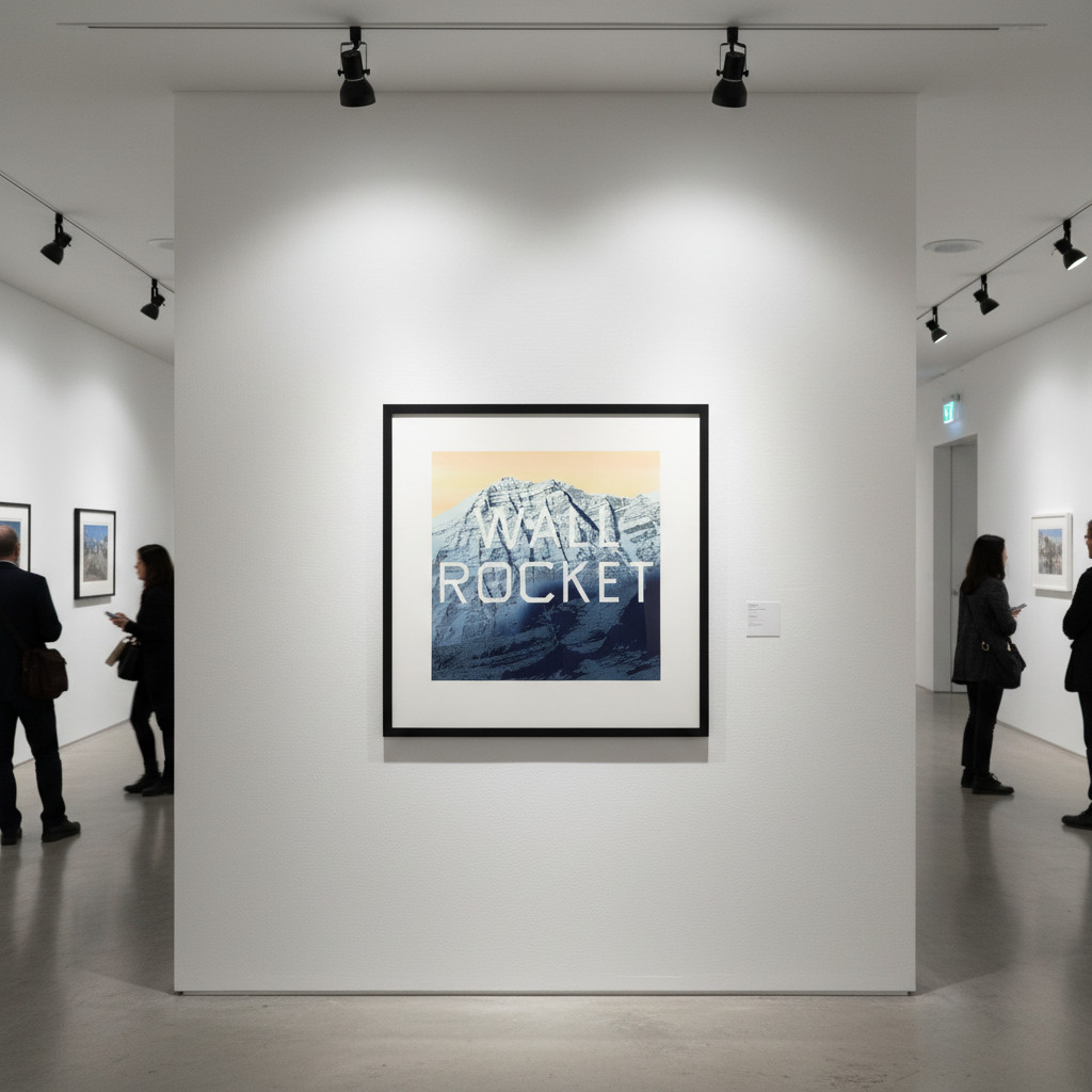 Ed Ruscha - Wall Rocket, 2013, Lithograph