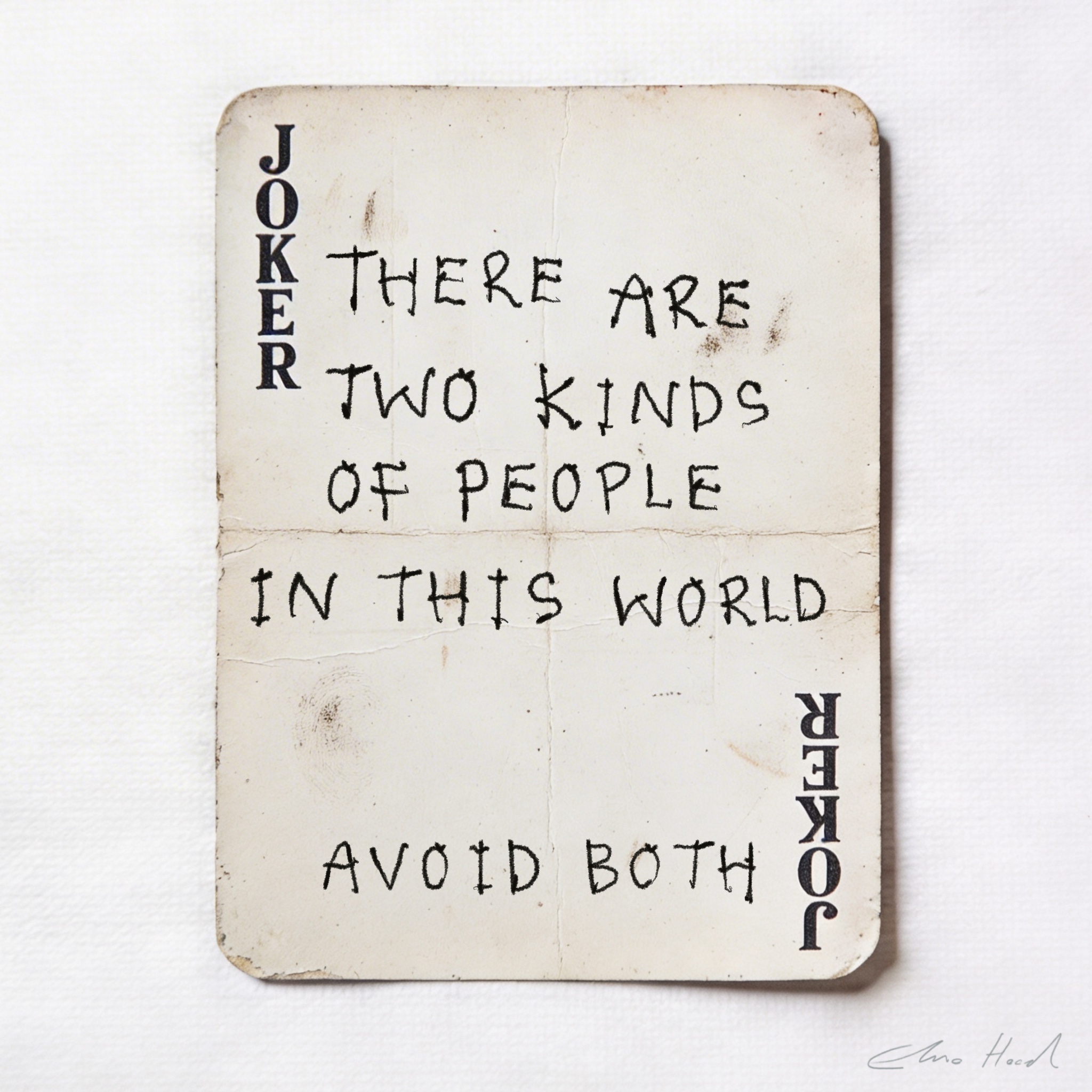 Elmo Hood — There Are Two Kinds Of People In This World