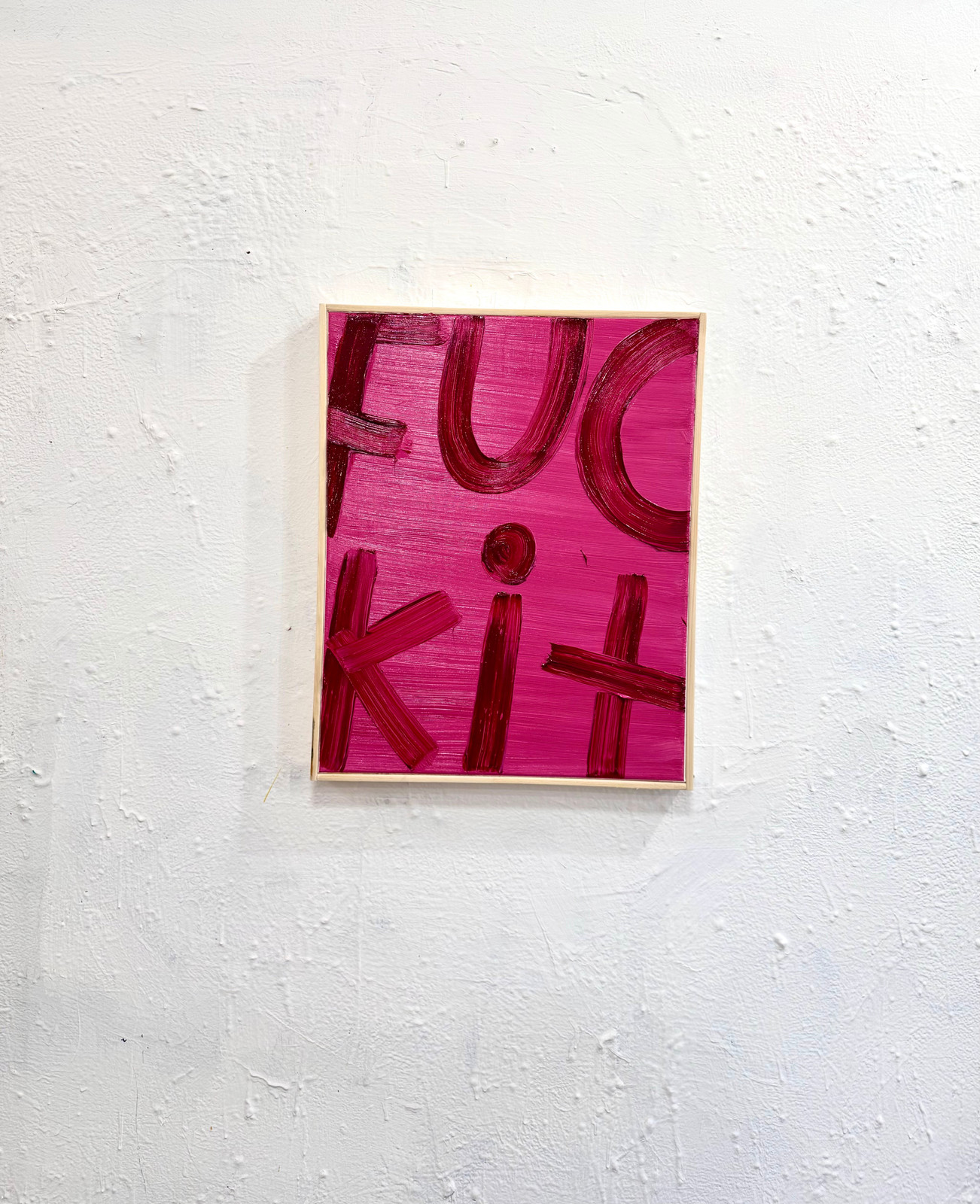 Eric Stefanski - Fuck It, 2023, Oil on canvas