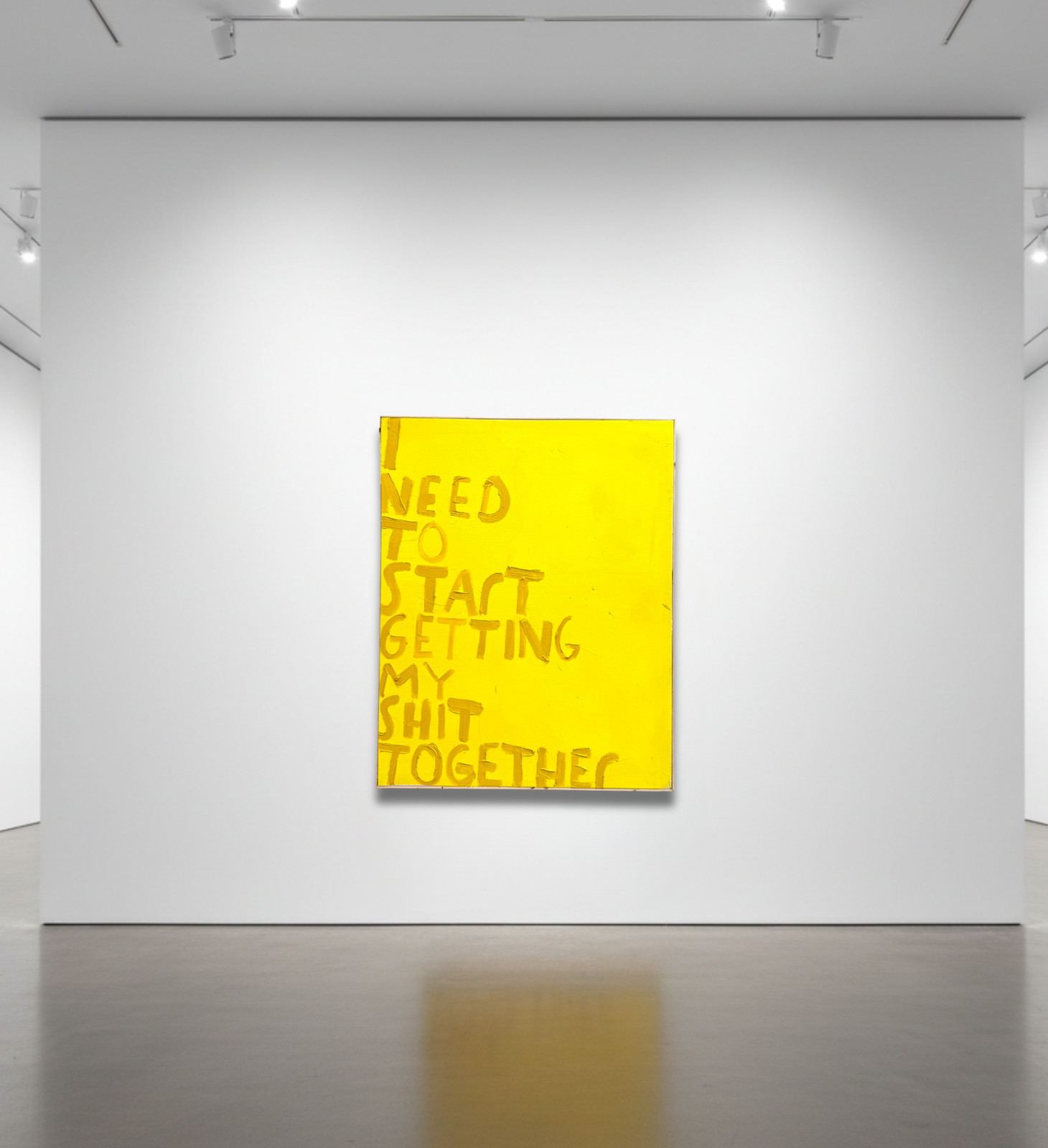 Eric Stefanski - Getting My Shit Together, 2026, Oil on canvas