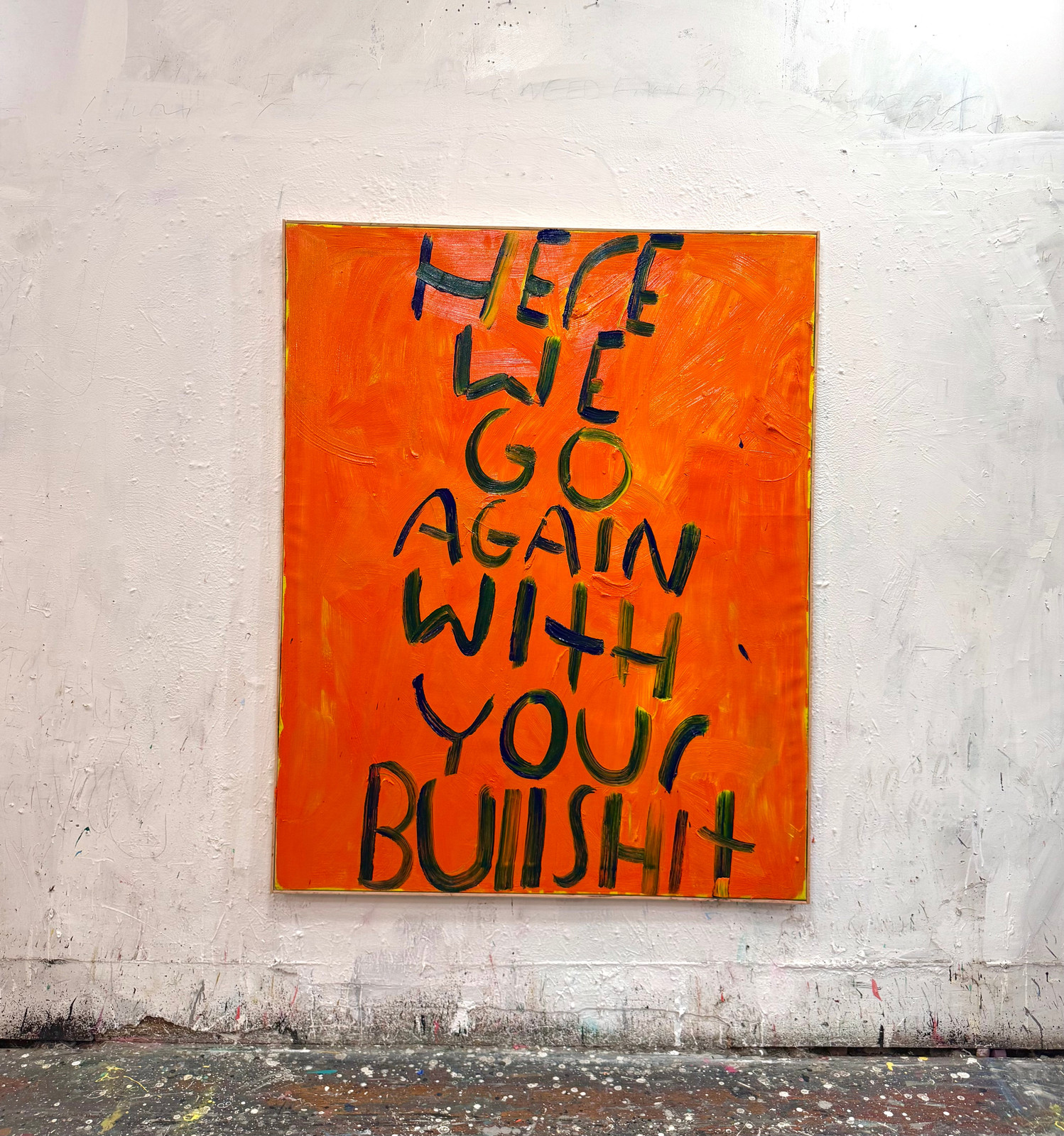 Eric Stefanski - Here We Go Again, 2025, Oil on canvas