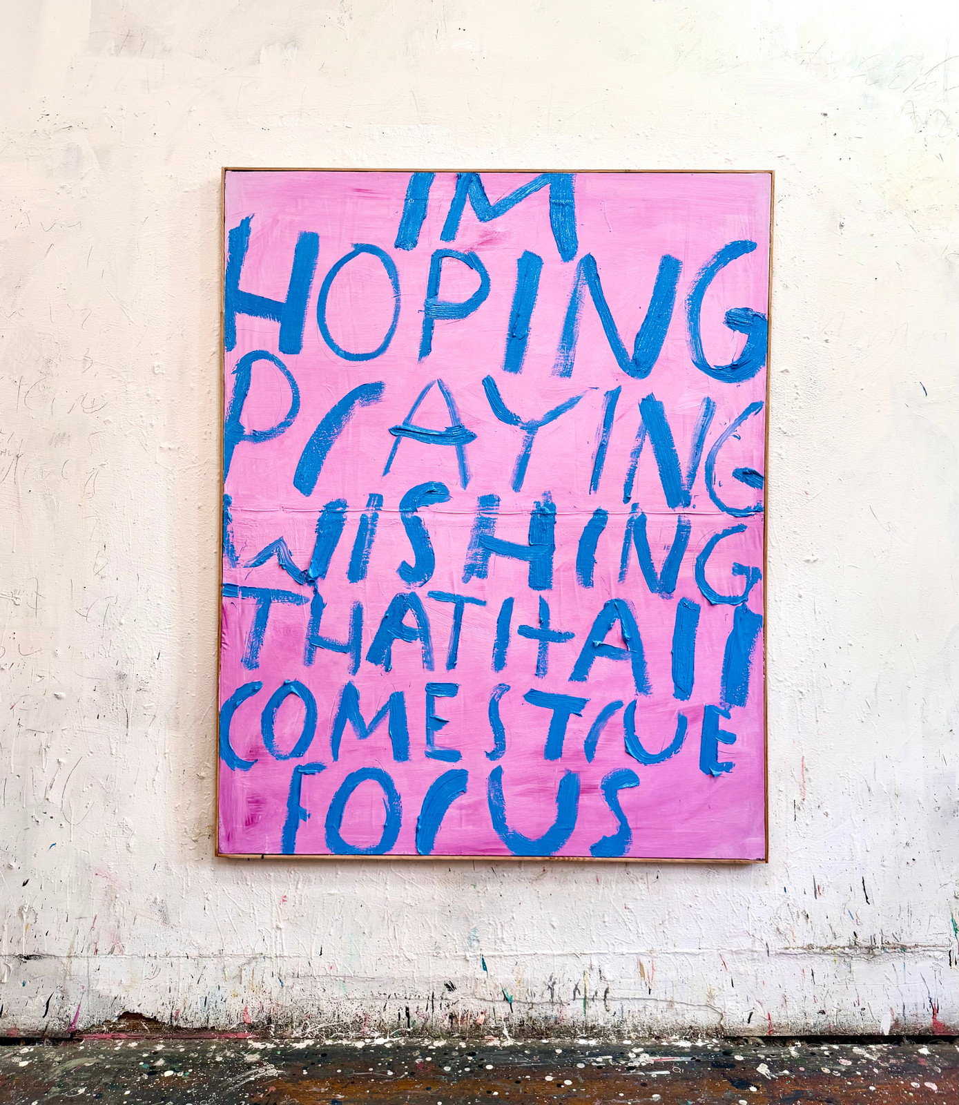 Eric Stefanski - Hoping, Praying, Wishing, 2025, Oil on canvas