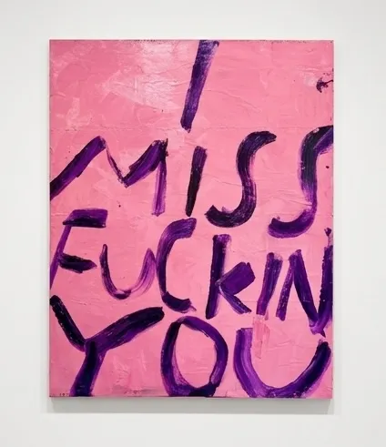 Eric Stefanski - I Miss Fucking You, 2026, Acrylic on canvas