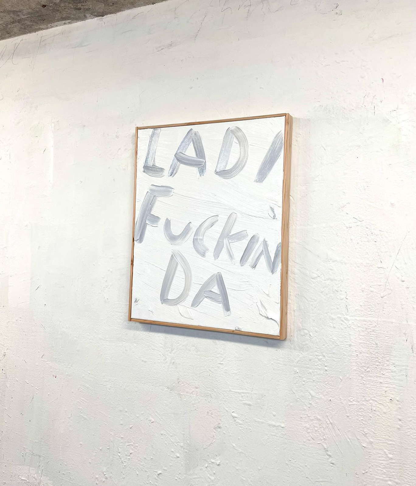 Eric Stefanski - La Di Fucking Da, 2023, Oil on canvas