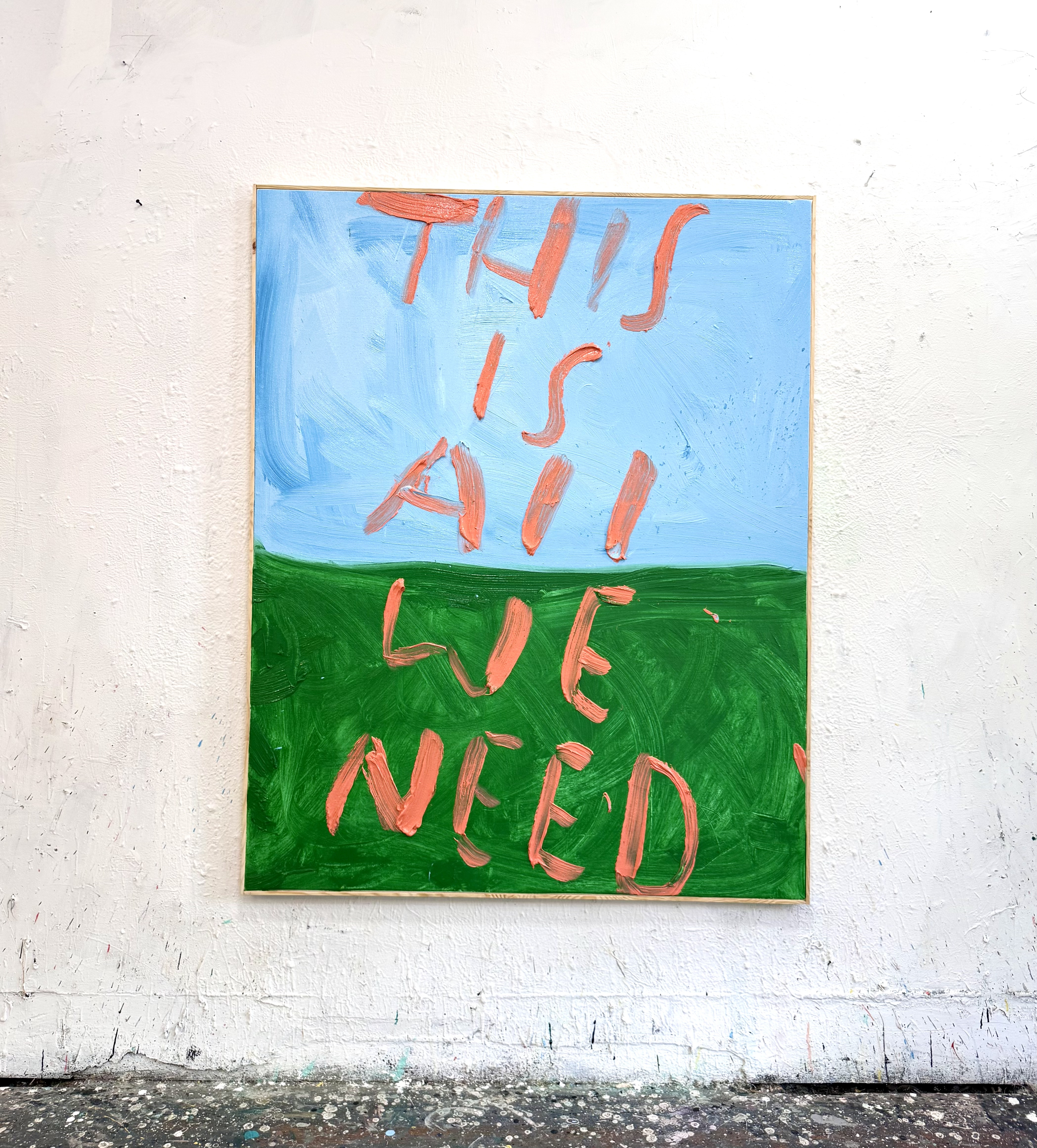 Eric Stefanski - This is All We Need, 2026, Oil on Canvas