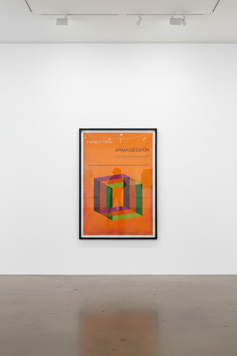 Armageddon - Is It Too Much To Ask? by Harland Miller, large-format screenprint