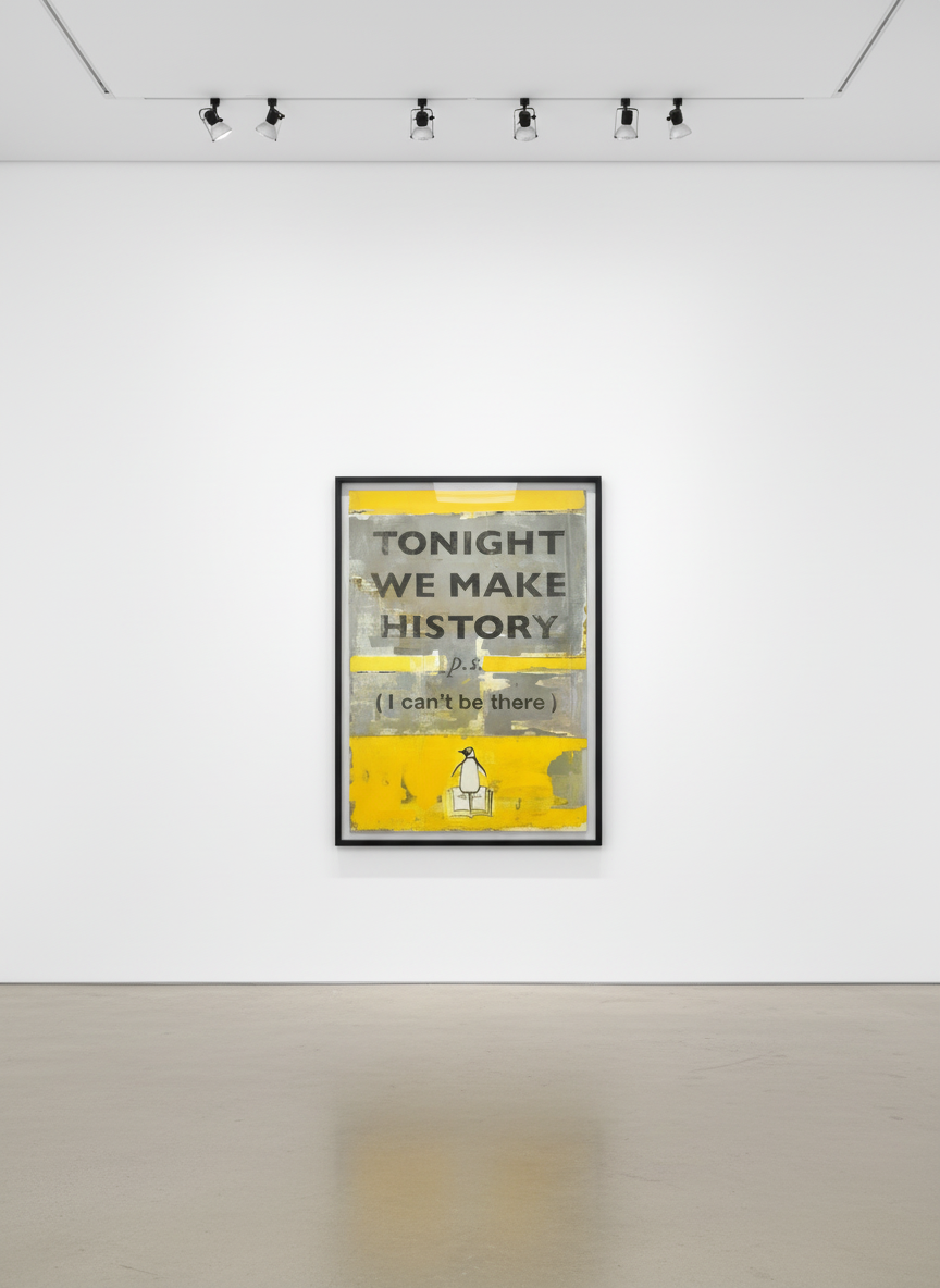 Tonight We Make History P.S. I Can't Be There (Large)