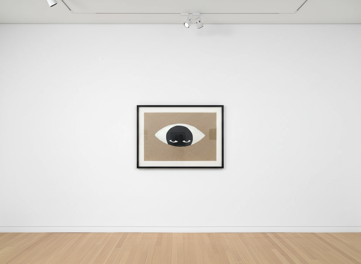 James Joyce - Eyesolation 1, 2020, Acrylic on cardboard