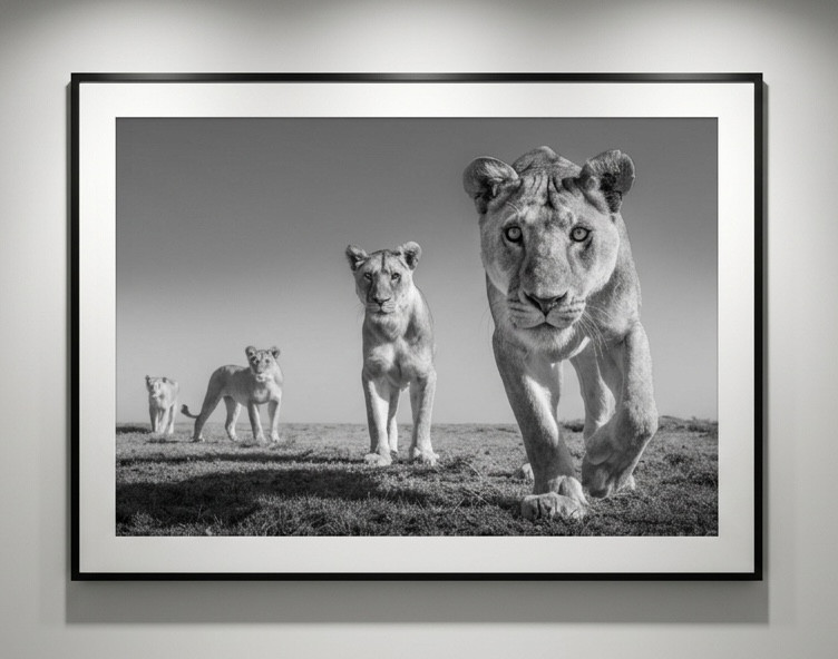 James Lewin - Land of Lions, 2023, Silver gelatin print