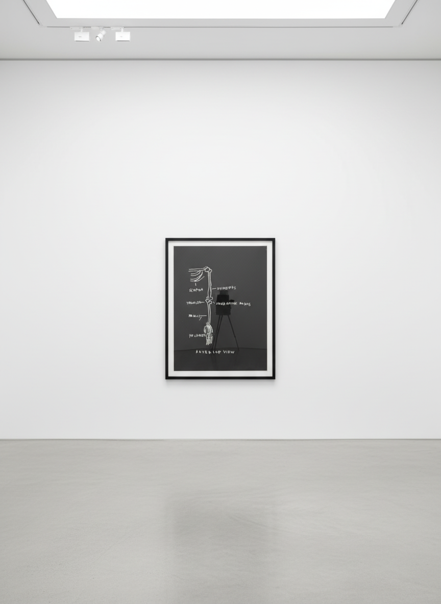 Jean-Michel Basquiat, Anterior View from Anatomy