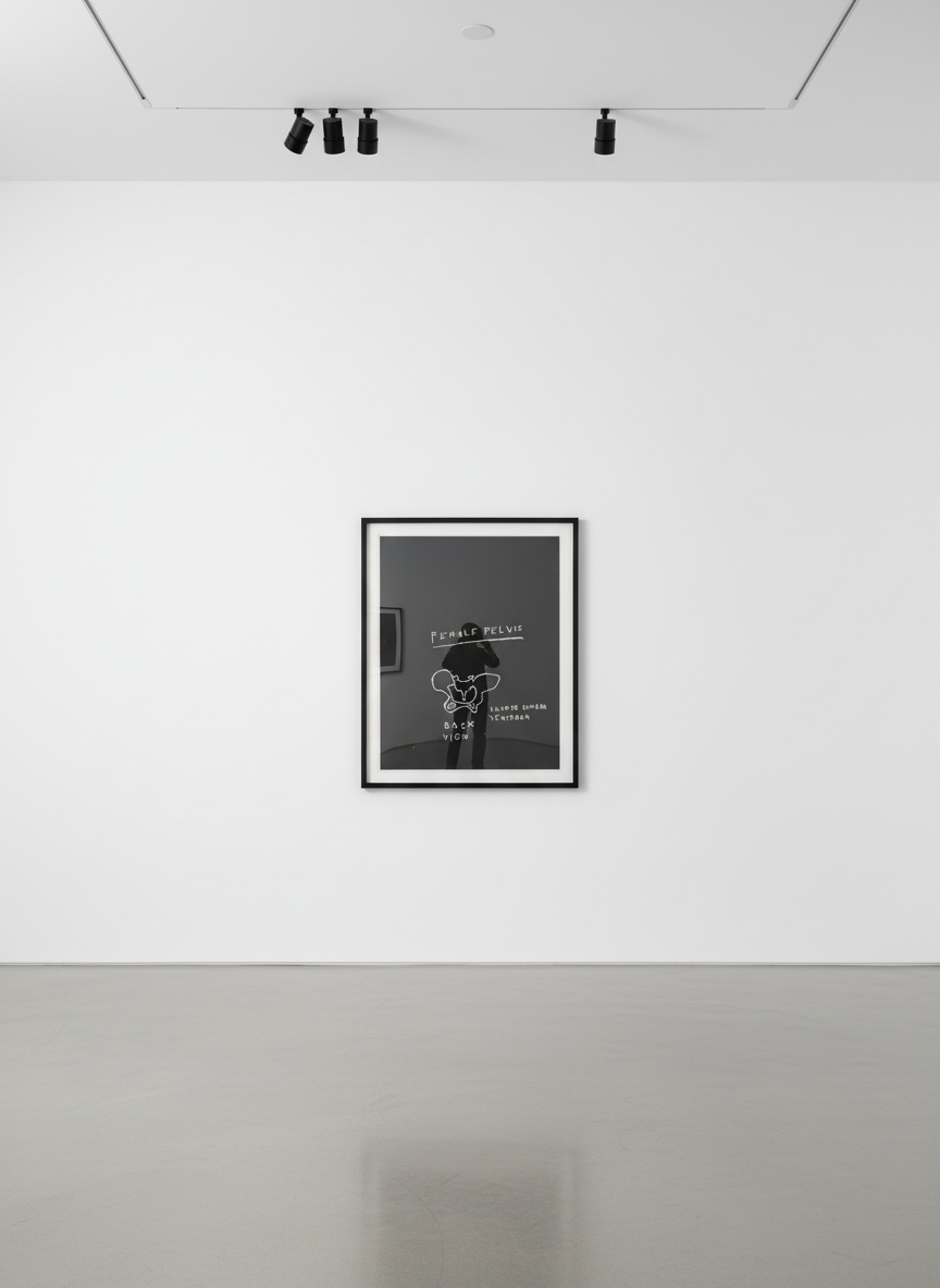 Female Pelvis, Back View, from Anatomy