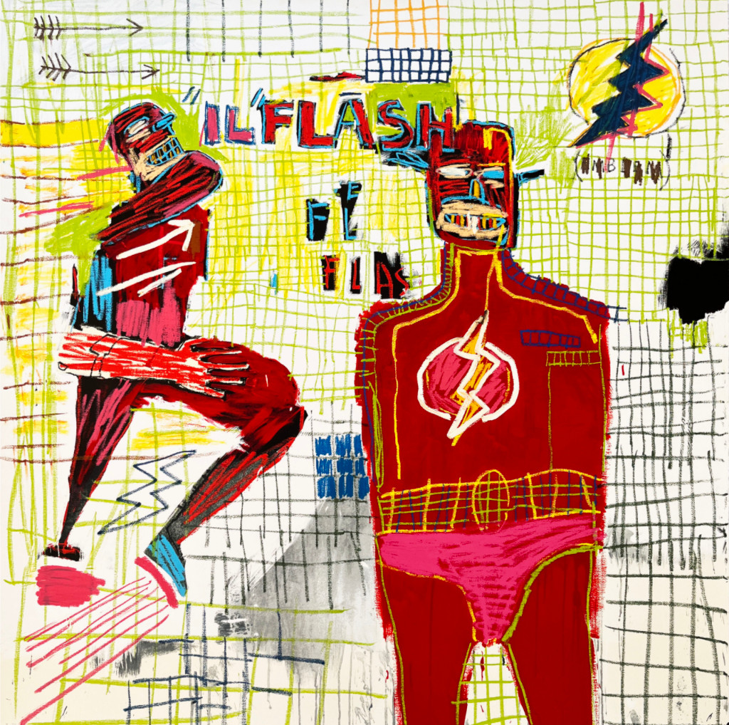 Jean-Michel Basquiat — Flash In Naples, from Superhero Portfolio