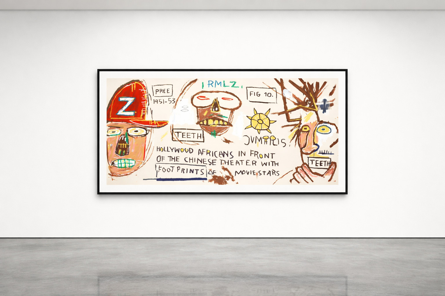 Jean-Michel Basquiat - Hollywood Africans, 1983-2015, Screen print