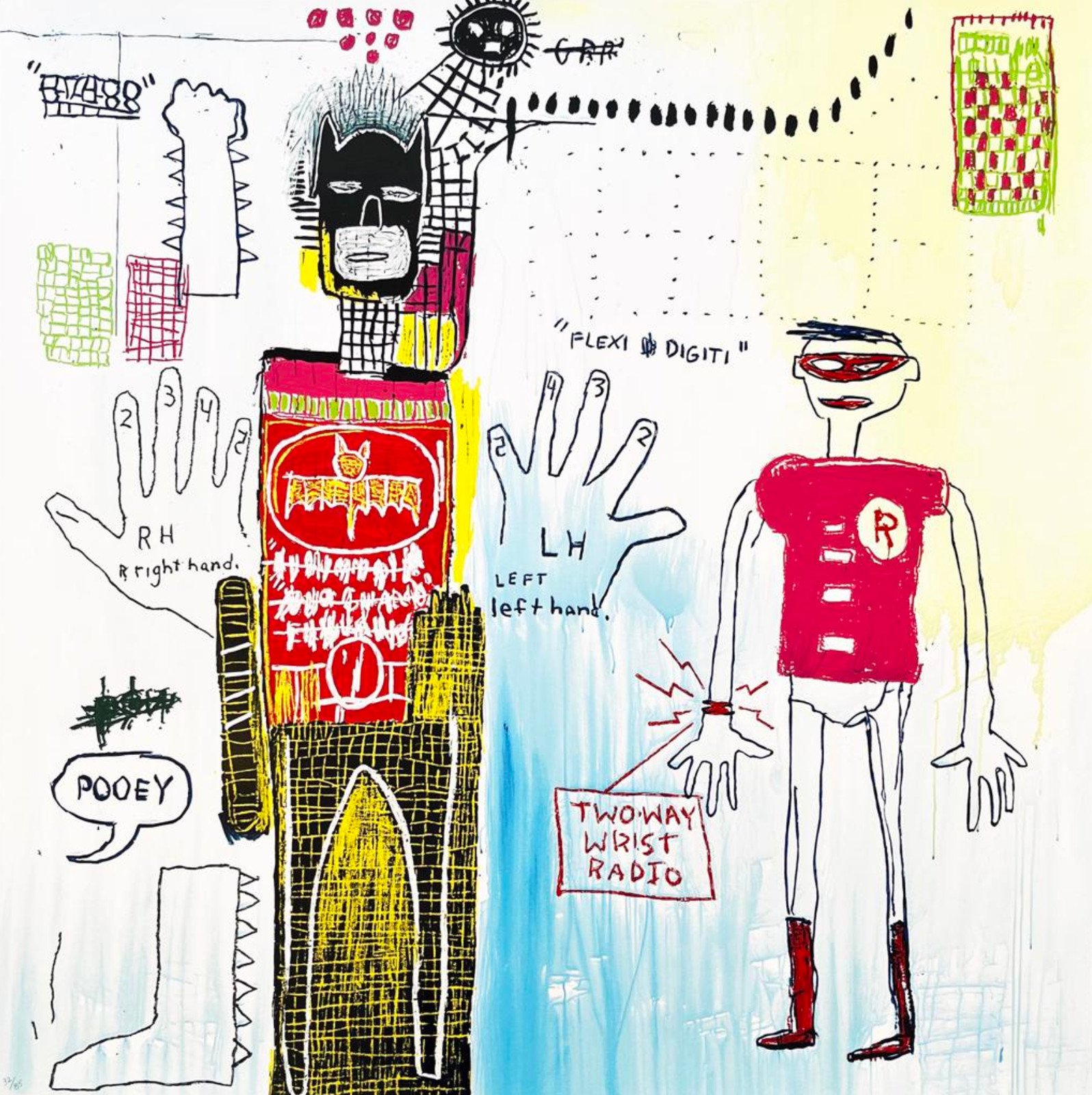 Jean-Michel Basquiat — Piano Lesson, from Superhero Portfolio