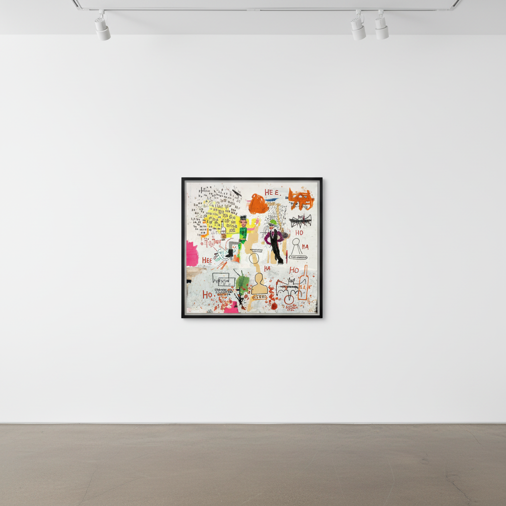 Jean-Michel Basquiat - Riddle Me This, from Superhero Portfolio, 1982/87-2022, Screen print