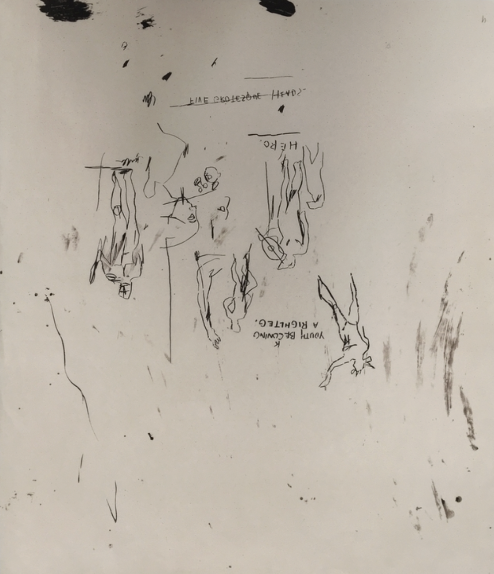 Jean-Michel Basquiat — Youth Becoming a Right Leg