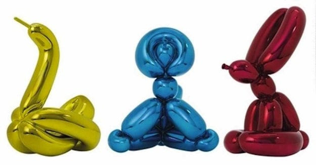 Balloon Animal - Rabbit (Red) , Swan (Yellow) & Monkey (Blue)