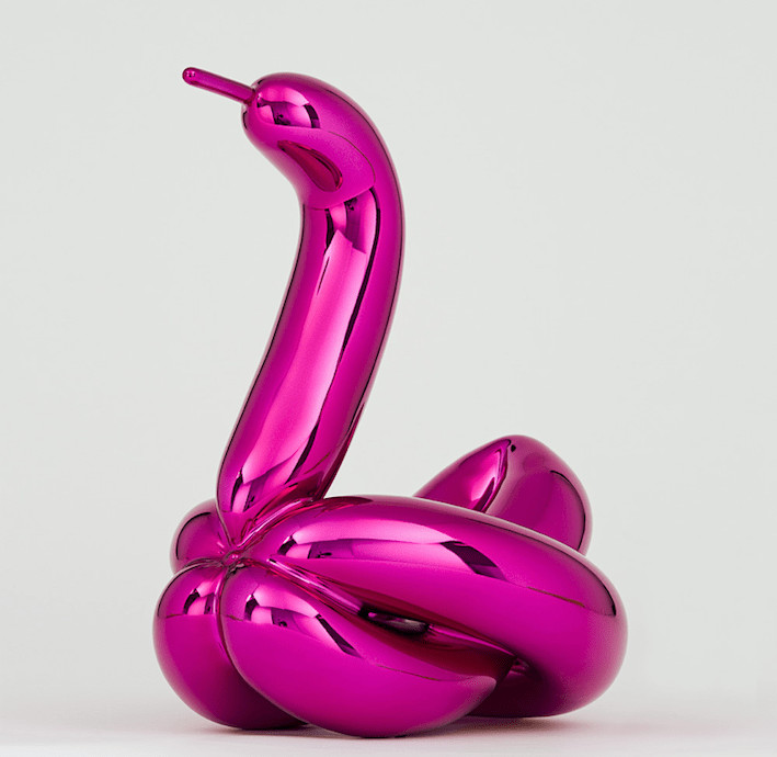 Balloon Swan (Magenta)