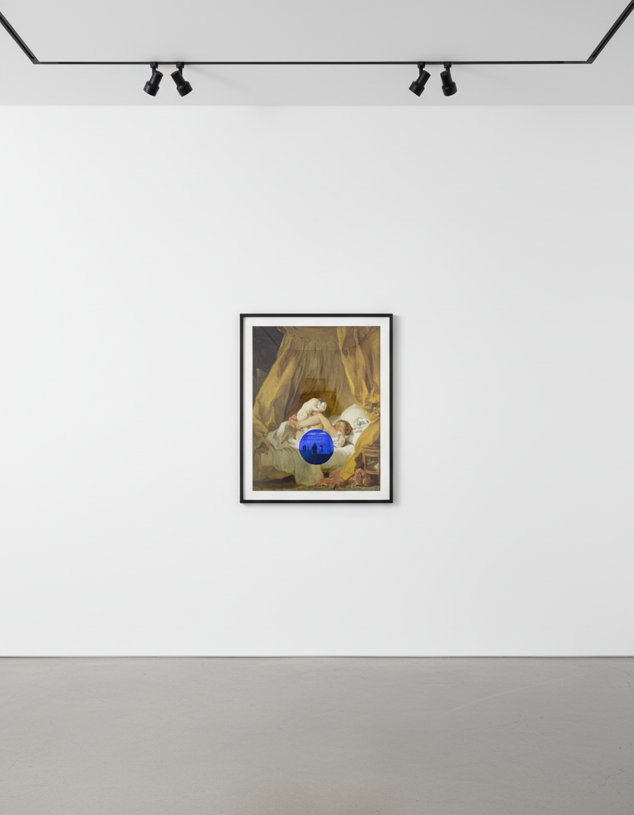 Jeff Koons — Gazing Ball (Fragonard Girl with Dog)