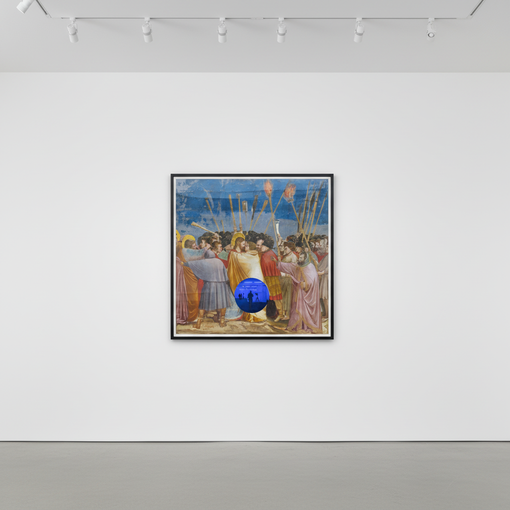 Jeff Koons — Gazing Ball (Giotto The Kiss of Judas)