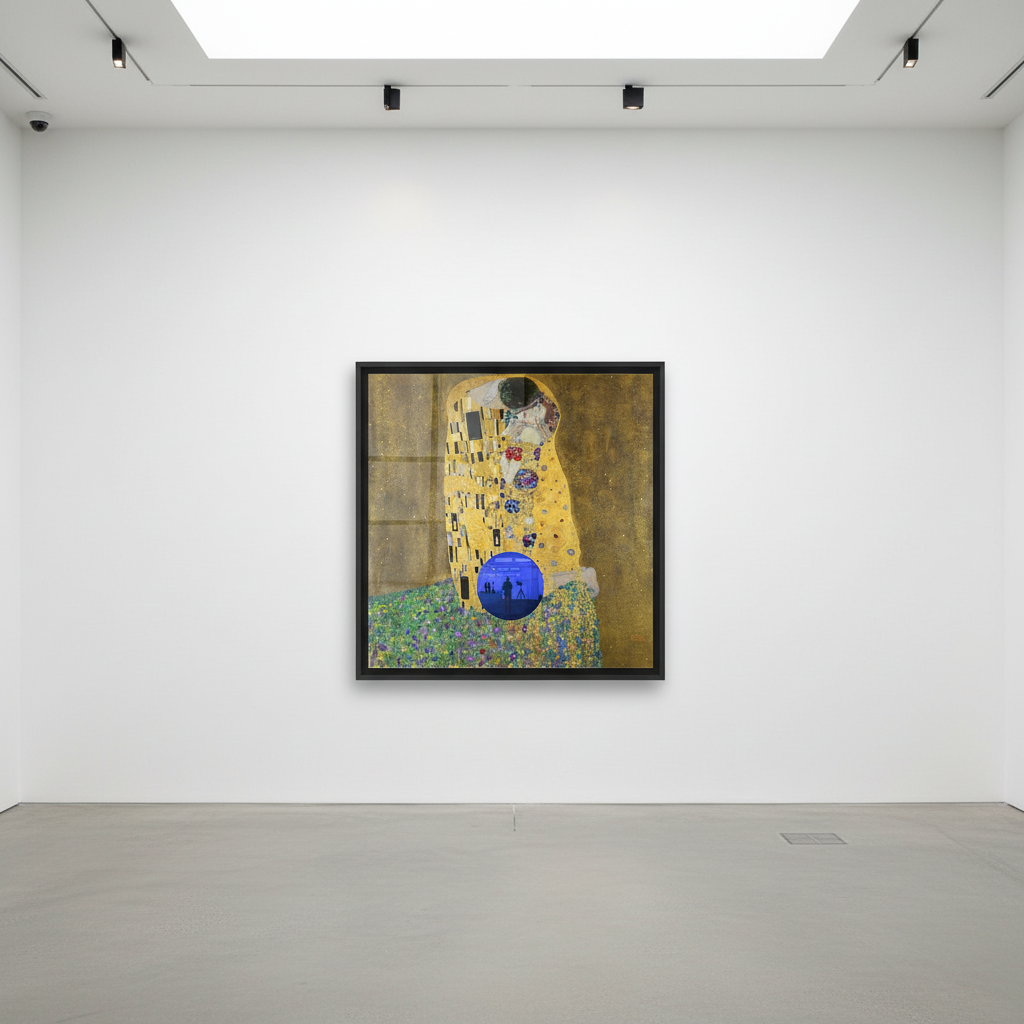 Gazing Ball (Klimt Kiss) — Jeff Koons