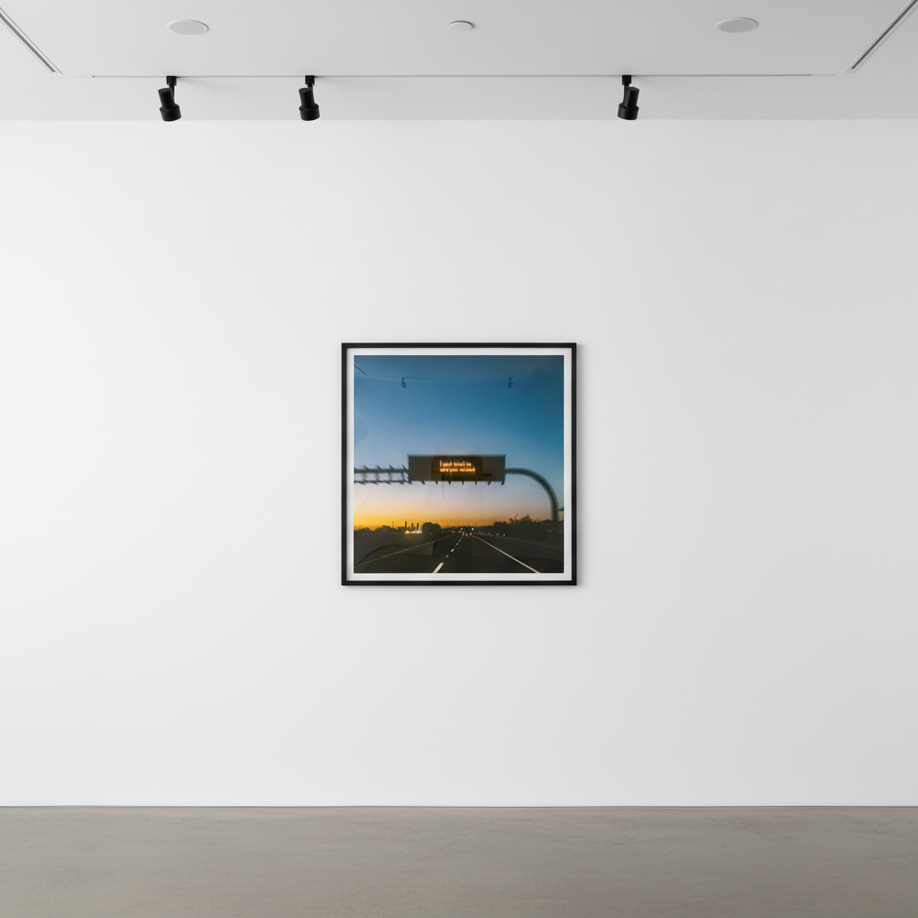 Jeffrey Czum - Miles to Empty, 2025, Digital C-print on Archival Metallic Luster Photographic Paper