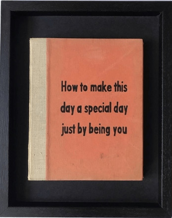 Johan Deckmann - A Special Day, 2019, Paint on book