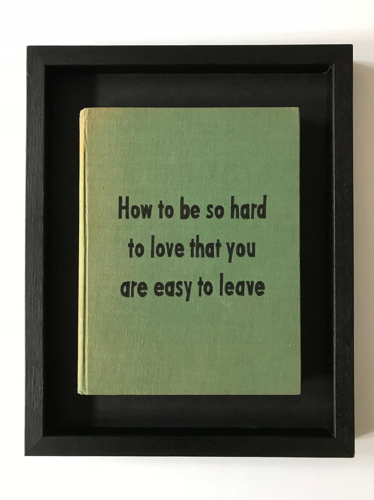 Johan Deckmann - Easy To Leave, Acrylic on book