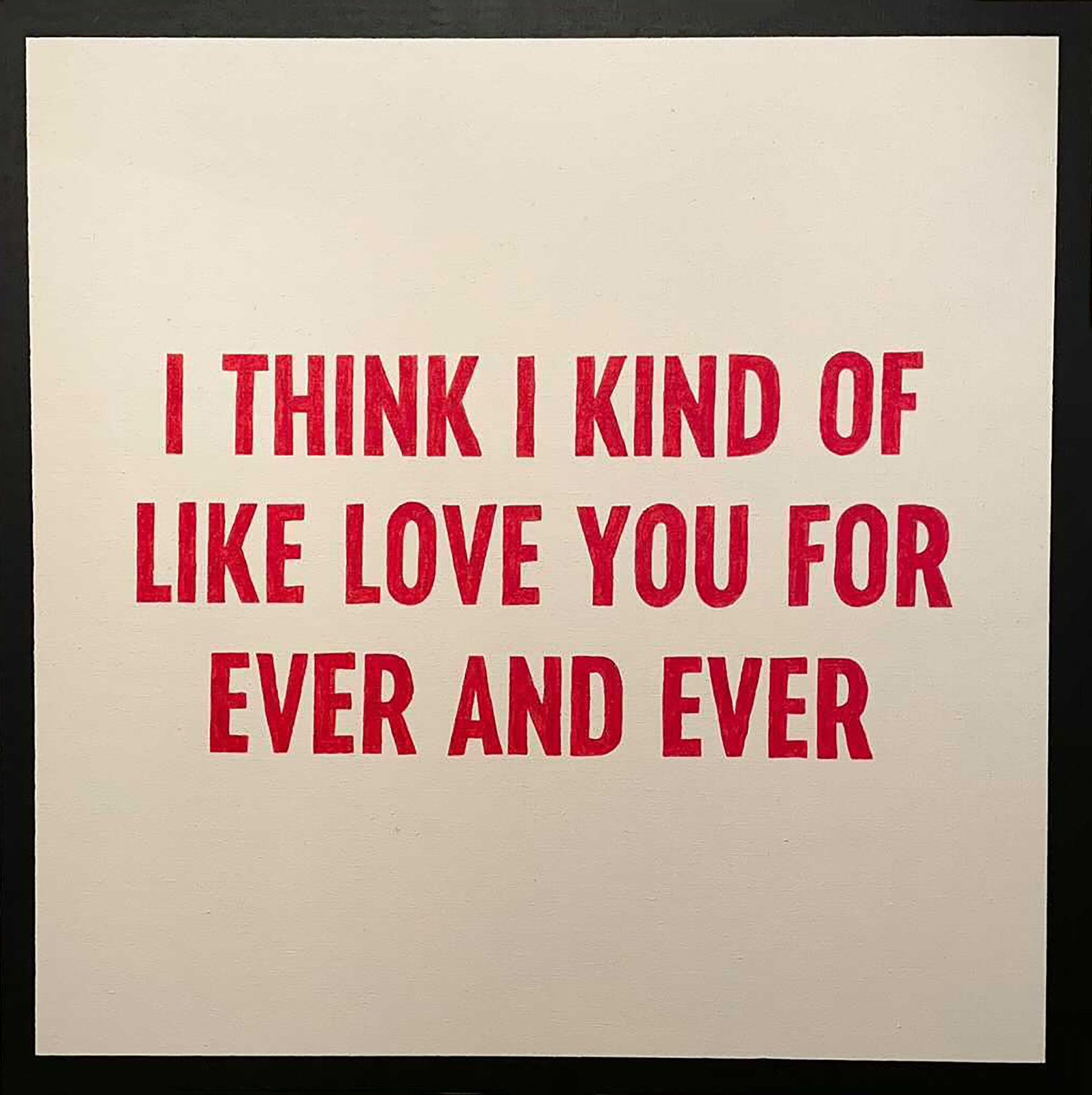 Johan Deckmann - Eternal Love, 2021, Acrylic on canvas